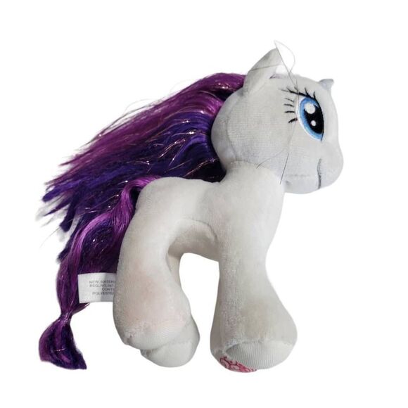 TY My Little Pony Rarity plush 7" Brushable - Picture 4 of 5